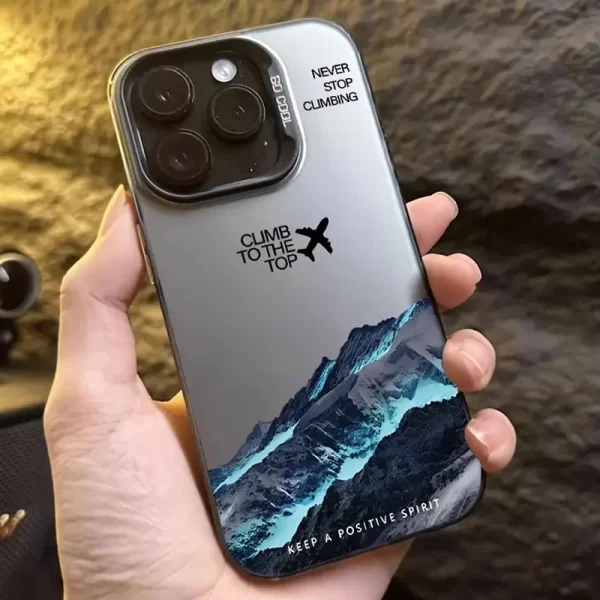 Mountain Peak Aircraft Case – Sunset IMD Shockproof Cover for iPhone 1