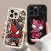 Spider-Man & Hello Kitty Silicone Case for iPhone – Cute TPU Shockproof Cover 2