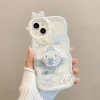 Cartoon Cinnamoroll 3D Bow-knot Case – Cute Monster Lens Cover for iPhone 4