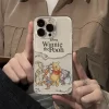 Cartoon Winnie the Pooh Transparent Phone Case for iPhone 6