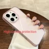 Soft Matte Candy Transparent Silicone Bumper Case for iPhone 16, 15, 14, 13, 12, 11 Pro Max 5