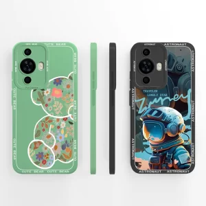 Artistic Liquid Silicone Case for Huawei Nova 11 Pro 1