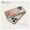 Transparent Floral Case – Clear Soft Shockproof Cover for iPhone 3