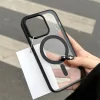 Luxury Magsafe Transparent Case – Magnetic Wireless Charging Cover for iPhone 5