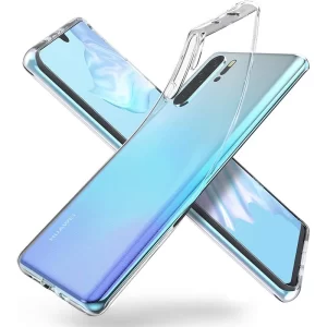 Ultra-Thin Transparent Silicone Case for Huawei P50 P40 P30 P20 Lite 1