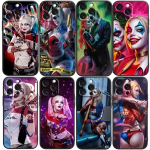 Harley Quinn Black Case – Stylish Soft Cover for iPhone 1