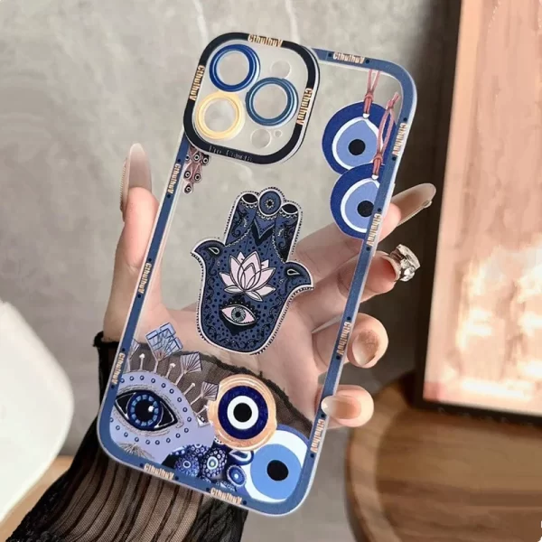 Octopus Eye Pattern Case – Soft Shockproof Cover for iPhone 1