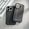 Carbon Fibre Magnetic Phone Case with Alloy Camera Ring for iPhone 2