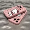 Sanrio Hello Kitty Clear Silicone Case for iPhone 16, 15, 14, 13, 12, 11 Pro Max 2