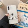 Snoopy Y2K Transparent Case for iPhone – Creative Peanut Design 6