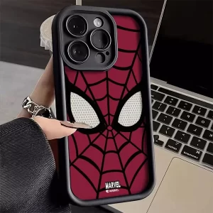 Marvel Spider-Man Plain Silicone Soft Cover for iPhone 1