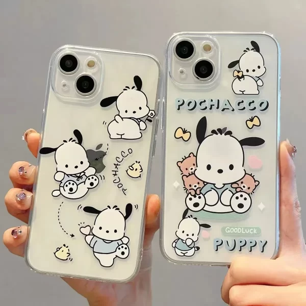 Sanrio Pochacco Cartoon Y2K Kawaii Phone Case for iPhone 1