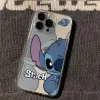 Stitch Kawaii Cartoon Case for iPhone – Cute Anti-Fall Soft Cover 5