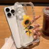 Flower Silicone Transparent Case – Soft Shockproof Bumper for iPhone 2