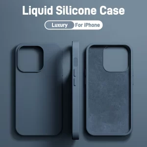 Luxury Liquid Silicone Soft Protection Phone Case for iPhone 1