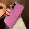 Fashion 3D Cute Cat Ears Clear Case – Shockproof Soft Back Cover for iPhone 3