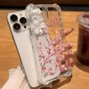 Flower Silicone Transparent Case – Soft Shockproof Bumper for iPhone 3