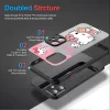 Cute Hello Kitty Matte Case – Black Soft Cover for iPhone 5