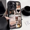 Jesus Collage Shockproof Case for iPhone – Thick Protective Cover 4