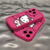 Sanrio Hello Kitty Clear Silicone Case for iPhone 16, 15, 14, 13, 12, 11 Pro Max 5