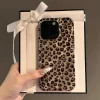 Leopard Print Clear Silicone Case for iPhone 16, 15, 14, 13, 12, 11 Pro Max 3