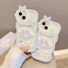 Cartoon Cinnamoroll 3D Bow-knot Case – Cute Monster Lens Cover for iPhone 2