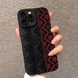 Vintage Totem Painting Shockproof Phone Case for iPhone 1