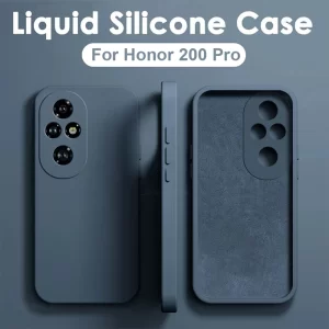 Liquid Silicone Camera Lens Protector Case for Honor 200 Pro 1