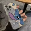 Stitch Kawaii Cartoon Case for iPhone – Cute Anti-Fall Soft Cover 3