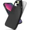 Ultra Thin Matte Silicone Soft Case – Solid Black Color Cover for iPhone 2