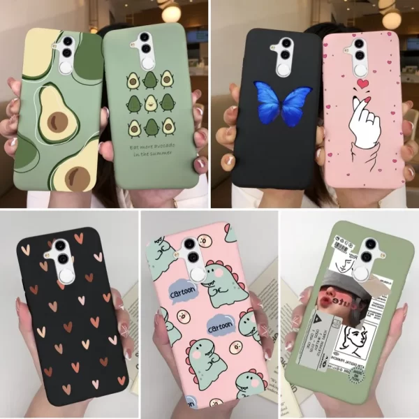 Cute Heart Dinosaur Soft Silicone Case for Huawei Mate 20 Lite 1