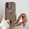 3D Love Heart Lanyard Case for Huawei P & Mate Series 4