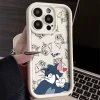 Funny Tom & Jerry Cartoon Case for iPhone – Soft TPU Shockproof Cover 2