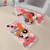 Powerpuff Girls Stand Case – Wavy Edge Soft Cover for iPhone 5