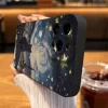 Starry Sky Cat Case for iPhone – Shockproof Soft Silicone Cover 2