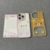 Cute Easy Bear Couple Case – Y2K Cartoon Back Cover for iPhone 4