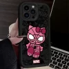 Spider-Man & Hello Kitty Silicone Case for iPhone – Cute TPU Shockproof Cover 5