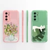 Soft Liquid Silicone Case for Huawei P40 Pro 3