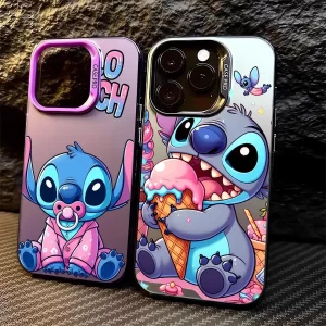 Cartoon Stitch Disney Phone Case for iPhone 16, 15, 14, 13, 12, 11 Pro Max 1