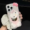 Sanrio Hello Kitty Bow Laser Case for iPhone 16, 15, 14, 13, 12, 11 Pro Max 2