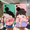 Lovely Panda Liquid Silicone Case for Huawei Nova Y72 5