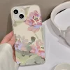 Translucent Flower Slim Phone Case for iPhone 16, 15, 14, 13, 12, 11 Pro Max 2