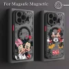 Mickey Minnie Matte Magnetic Case – Soft Back Cover for iPhone 2