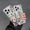 Cartoon Cute Labubu Transparent Case – Shockproof Soft Silicone Cover for iPhone 2