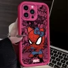 Spider-Man & Hello Kitty Silicone Case for iPhone – Cute TPU Shockproof Cover 4