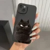 Funny Cool Cat Soft Silicone Shockproof Case for iPhone 2