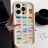 2025 New Year Calendar Case for iPhone – Soft TPU Protective Funda 2