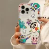 Crayon Shin-chan Transparent Case for iPhone – Cute Air Cushion Bumper Cover 6