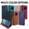 Business Leather Flip Wallet Case for Huawei Mate 9/10/20 Pro 6