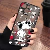 Cartoon Snoopy Frosted Case for iPhone – Translucent Soft Cover 3